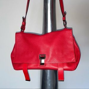 PROENZA SCHOULER Bright Red PS Courier Flap Bag